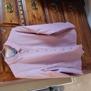 WIND RIVER No Fly Zone Mosquito Repellent Dusty Rose Shirt Size L